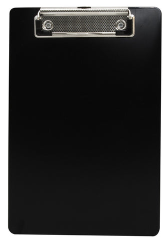 Recycled Plastic Clipboard - Black - Memo Size (00517)