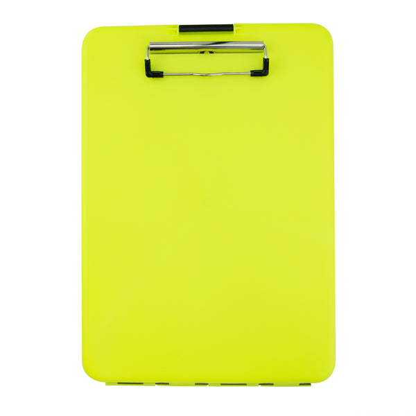 SlimMate Storage Clipboard - Hi-Vis Yellow - Letter/A4 (00573)