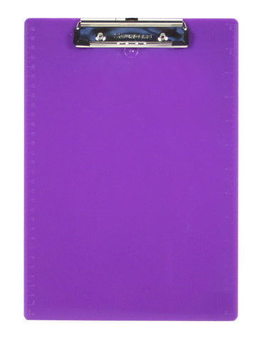 Recycled Plastic Clipboard - Plum - Letter/A4 (21580)