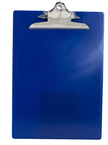Recycled Plastic Clipboard - Blue - Letter/A4 (21602)