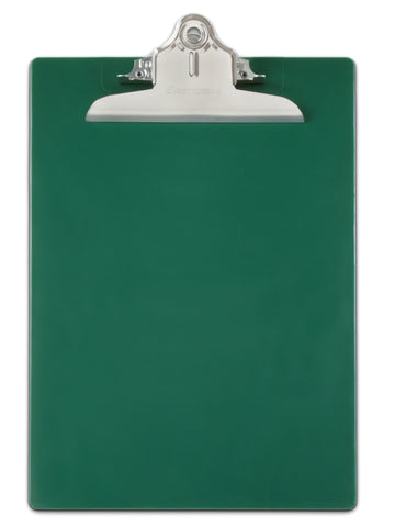 Recycled Plastic Clipboard - Green - Letter/A4 (21604)