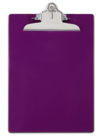 Recycled Plastic Clipboard - Purple - Letter/A4 (21606)