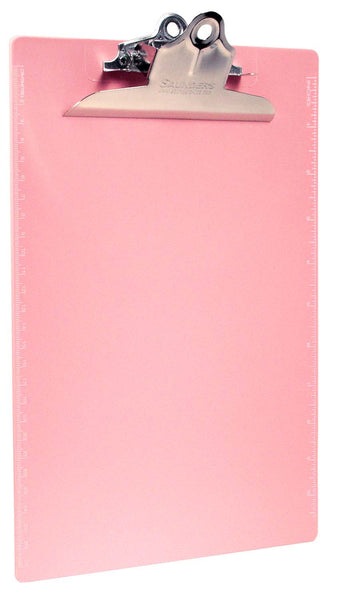 Recycled Plastic Clipboard - Pink - Letter/A4 (21800)