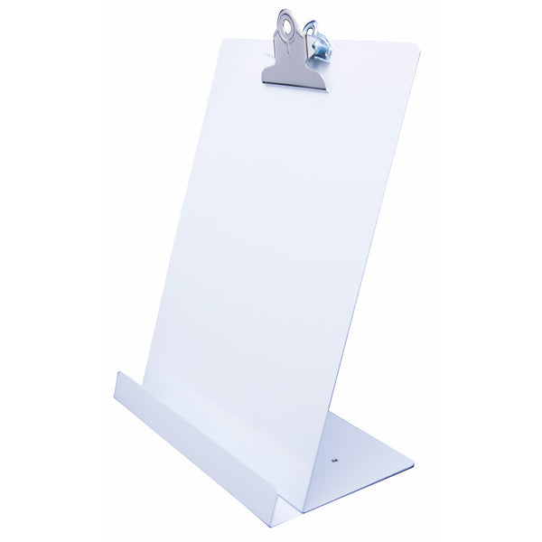 Free Standing Clipboard/Tablet Stand - White - Letter Size (22522)