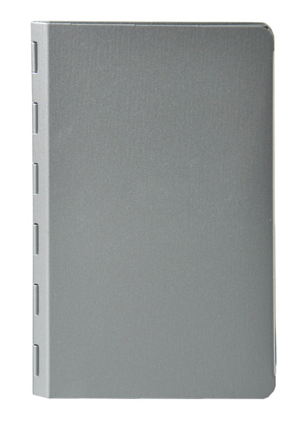 Pocket Size Notepad Holder in Silver - 3.5 x 5.5 (00882)