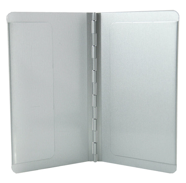 Pocket Size Notepad Holder in Silver - 3.5 x 5.5 (00882)