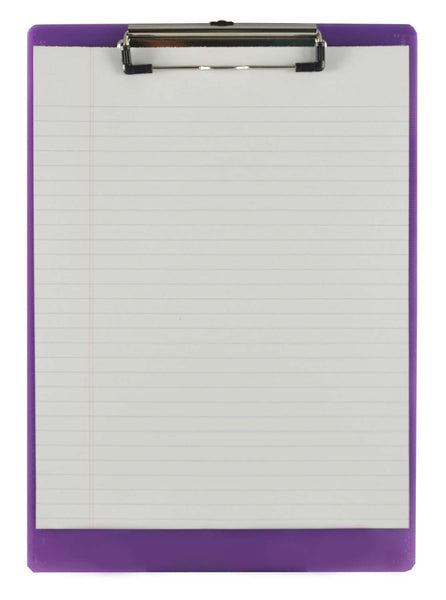 Recycled Plastic Clipboard - Plum - Letter/A4 (21580)