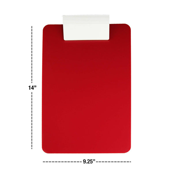 RED ANTIMICROBIAL COLLECTION W/WHITE CLIP