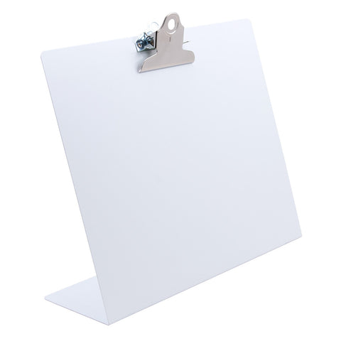 Landscape Free Standing Clipboard - White - Letter Size (22528)