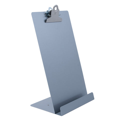 Free Standing Clipboard/Tablet Stand - Silver - 'Memo' Size: 6.5" x 12.25" (22529)