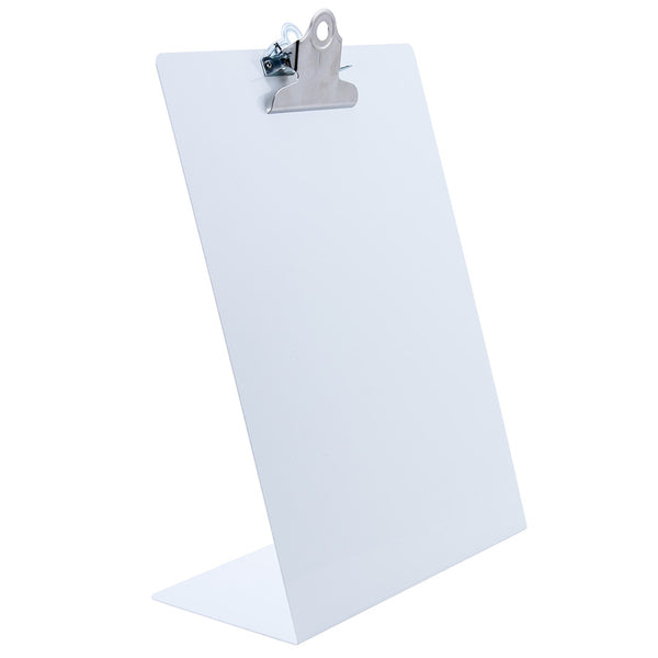 Free Standing Clipboard - White - Letter Size (22525)