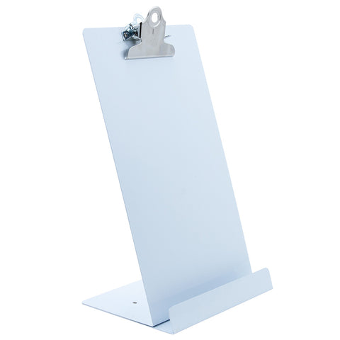 Free Standing Clipboard/Tablet Stand - White - 'Memo' Size: 6.5" x 12.25" (22531)