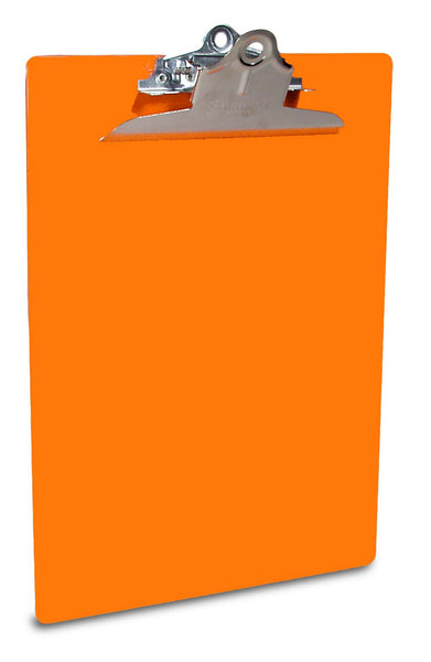 Recycled Plastic Clipboard - Hi-Vis Orange - Letter/A4  (21659)